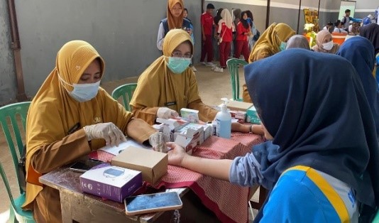 Cegah Penyakit Tidak Menular, Pelajar SMK Ikuti Pemeriksaan Kesehatan Gratis