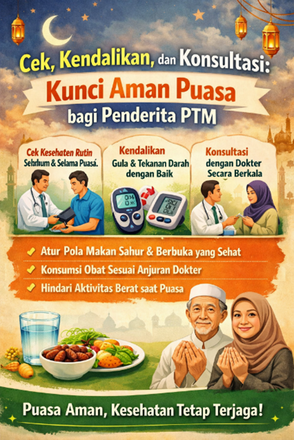 Tips Aman Berpuasa bagi Penderita Penyakit Tidak Menular