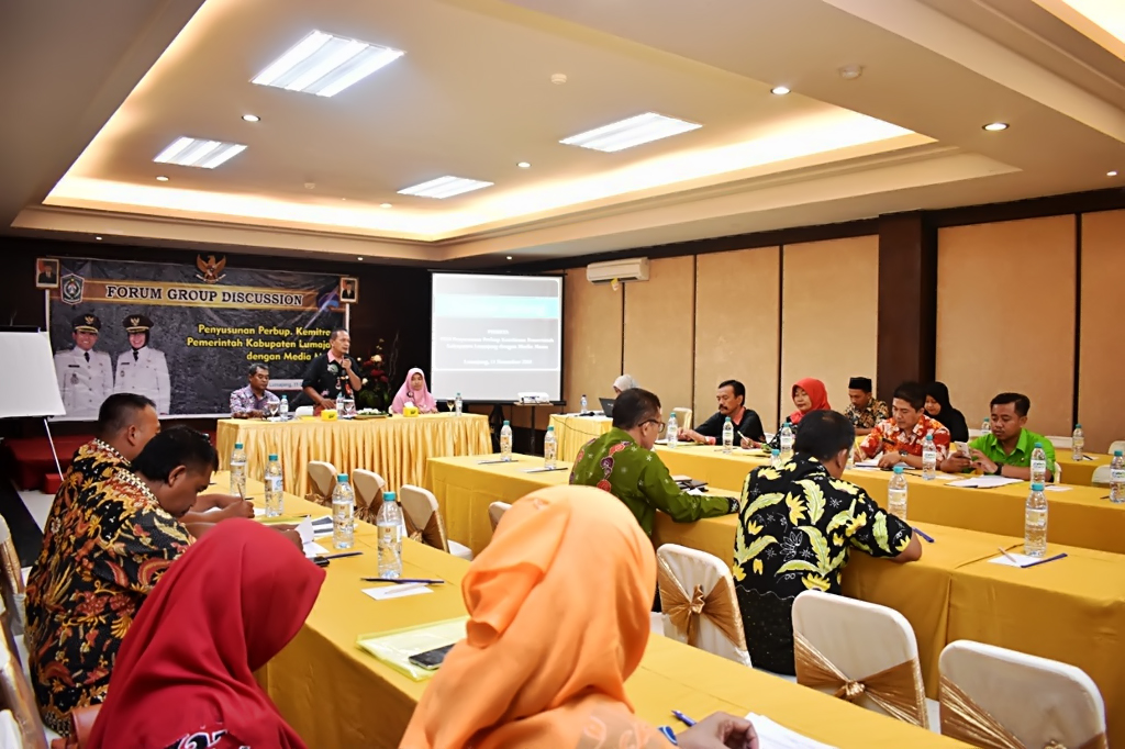 Pemkab Lumajang Gelar FGD Lanjutan Penyusunan Perbup Kemitraan dengan Media Massa