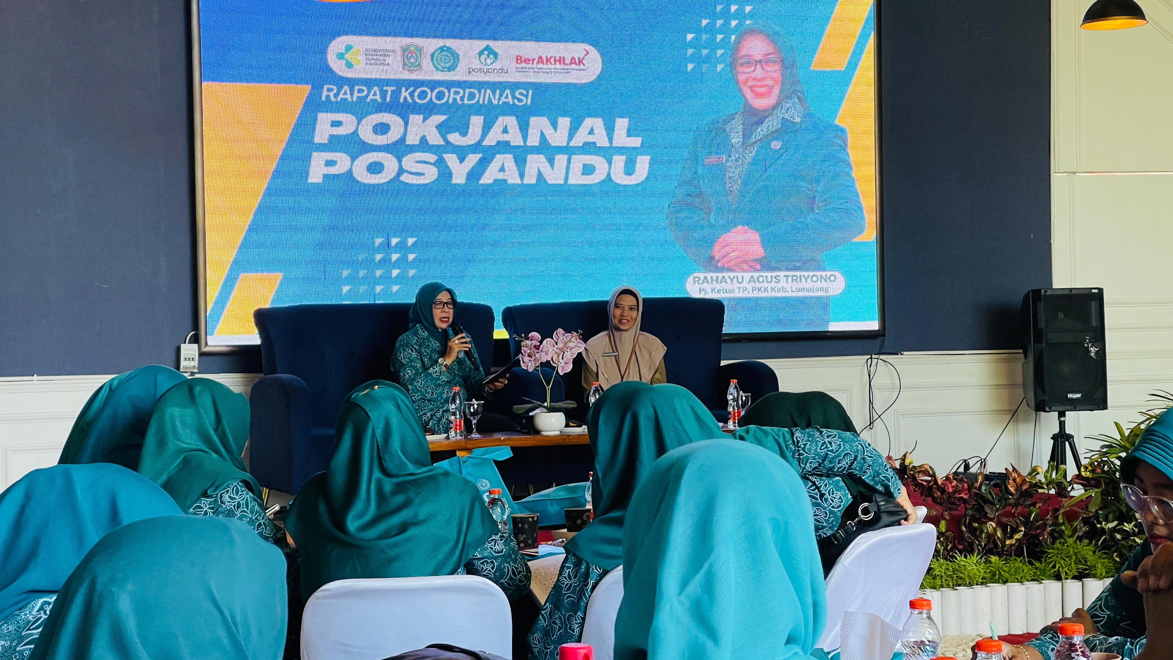 Kuatkan Koordinasi dan Komitmen Ketua TP-PKK Kecamatan untuk Cegah Stunting dan Pengawalan Posyandu ILP, Dinas Kesehatan P2KB Menggelar Rakor Pokjanal Posyandu