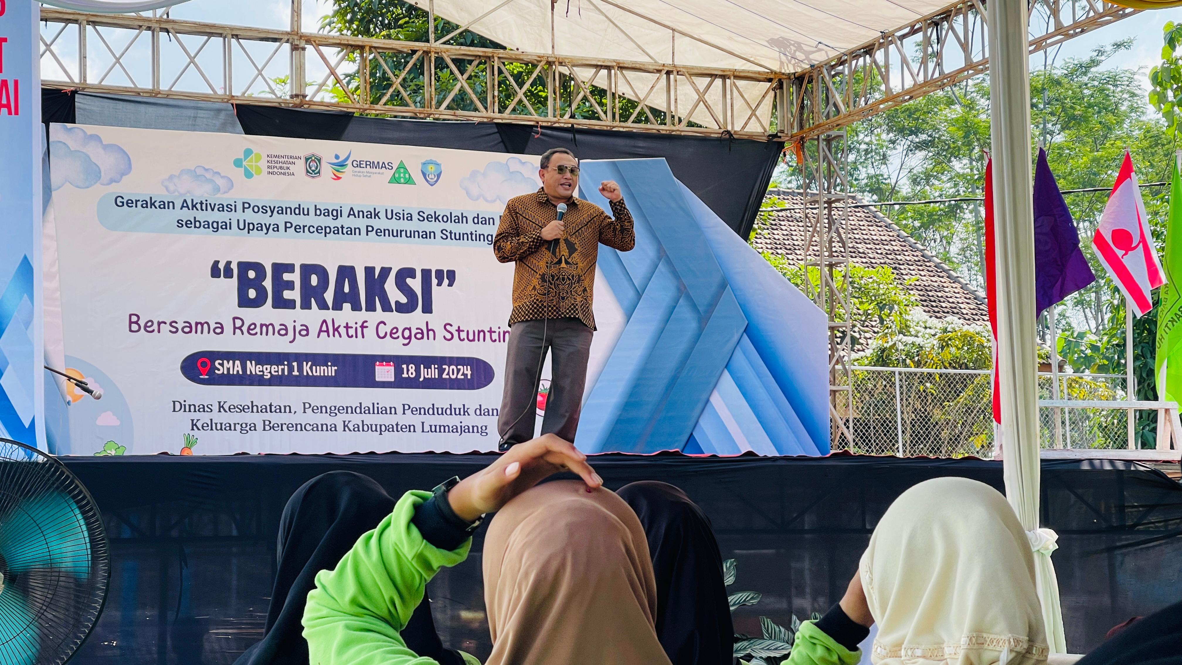 Cegah Stunting Sejak Dini, Dinkes P2KB Ajak Pelajar Aktifkan Posyandu Remaja dan Cegah Perokok Pemula