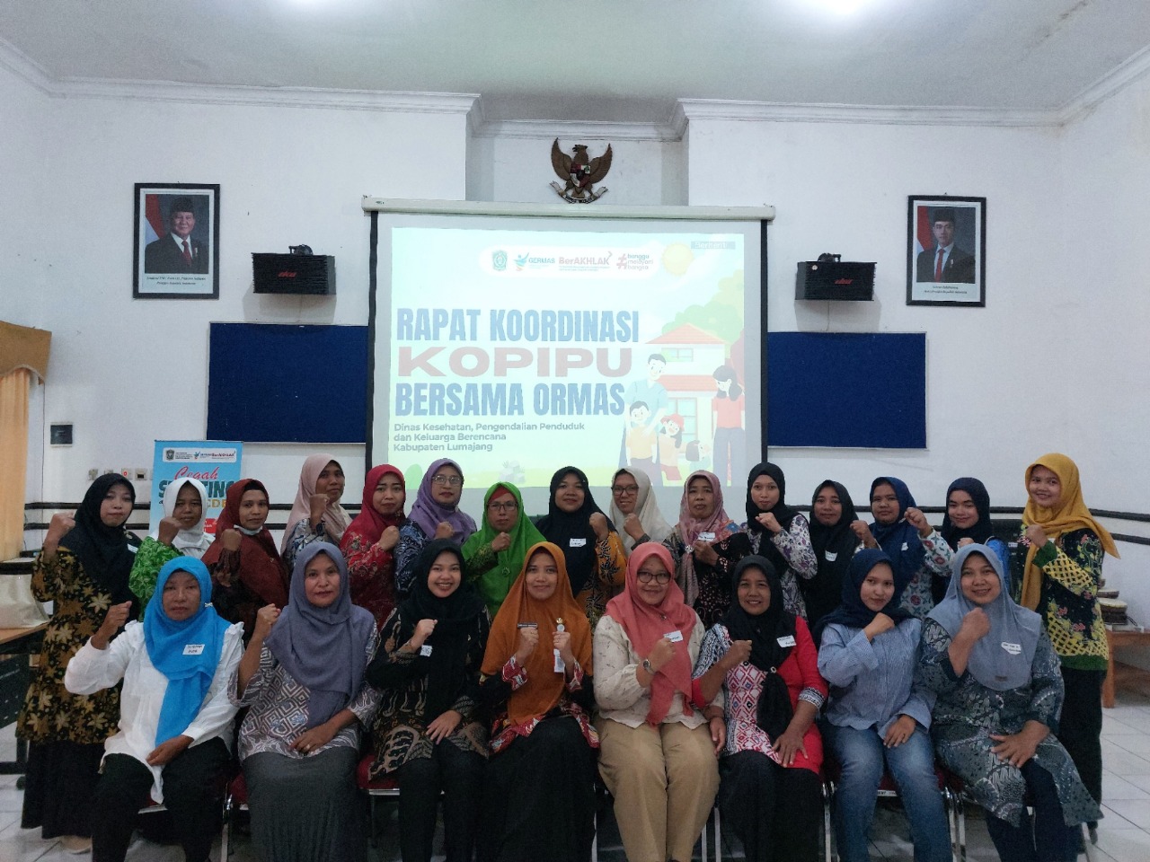 Dorong Keluarga Sehat, Dinkes P2KB Lumajang Bekali Ormas Kopipu dengan KIE Kesehatan